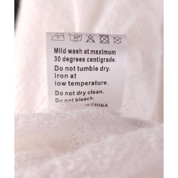 Who Decides War by MRDR BRVDO Webbed Sweater M Cloud Defect New - Picture 16 of 16